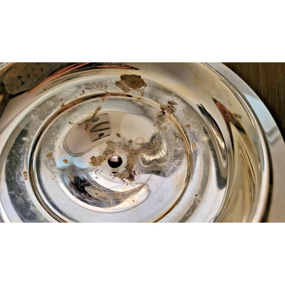 Vintage WM Rogers Silver Plated Casserole Serving Dish w/ Lid #963 Tarnish Wear - Picture 6 of 10